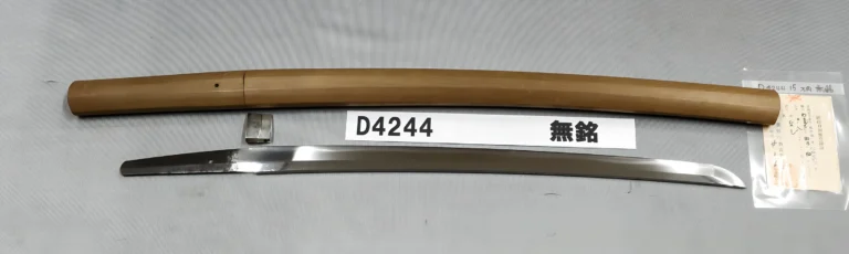 D4244【白鞘脇差】無銘（江戸時代初期）
