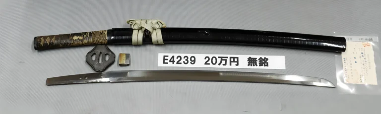 E4239【拵付脇差】無銘（江戸時代初期）