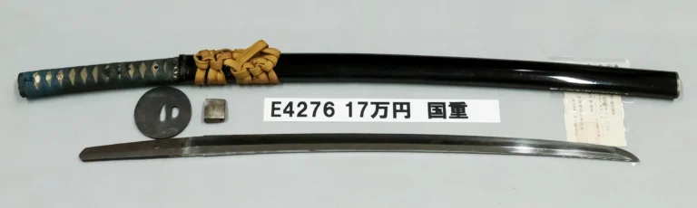 E4276【拵付脇差】国重（江戸時代中期）